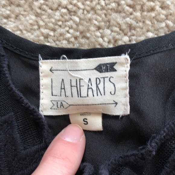 Cute Black Lace Tank - Picture 2 of 3